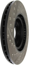Cargar imagen en el visor de la galería, StopTech 02-06 Acura RSX Type S / 06-09 Honda Civic Si Slotted &amp; Drilled Left Front Rotor