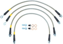 Cargar imagen en el visor de la galería, StopTech 08-17 Chevrolet Silverado 1500 Stainless Steel Rear Brake Lines