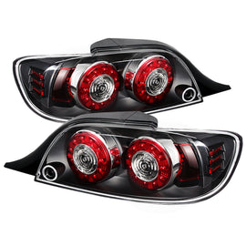 xTune Mazda Rx-8 04-08 LED Tail Lights Black ALT-ON-MRX804-LED-BK