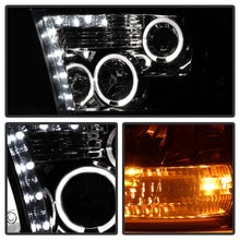 Cargar imagen en el visor de la galería, Spyder Dodge Ram 1500 09-14 10-14 Projector Headlights Halogen- LED Halo LED- Smke PRO-YD-DR09-HL-SM