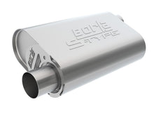 Cargar imagen en el visor de la galería, Borla CrateMuffler SBC 283/327/350 2.25 inch Offset In/Out 14in x 4.35in x 9in Oval S-Type Muffler
