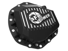 Cargar imagen en el visor de la galería, aFe 19-23 Dodge Ram 2500/3500 Pro Series Rear Differential Cover - Black w/ Machined Fins