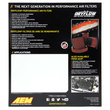 Load image into Gallery viewer, AEM 10-17 Chevrolet Equinox L4-2.4L V6-3.0L F/l DryFlow Air Filter