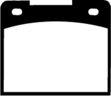 Cargar imagen en el visor de la galería, EBC 66-68 Volvo 140 1.8 Redstuff Rear Brake Pads