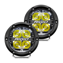 Cargar imagen en el visor de la galería, Rigid Industries 360-Series 4in LED Off-Road Spot Beam - White Backlight (Pair)