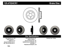 Cargar imagen en el visor de la galería, Stoptech 05-08 LGT Front CRYO-STOP Rotor