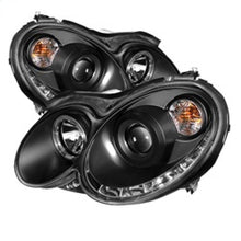 Load image into Gallery viewer, Spyder Mercedes Benz CLK 03-09 Projector Halogen Model- LED Halo DRL Blk PRO-YD-MBCLK03-DRL-BK