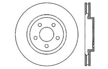 Cargar imagen en el visor de la galería, StopTech 05-09 Chrysler 300 (5.7L V8 exc SRT-8) Rear Right Slotted &amp; Drilled Rotor