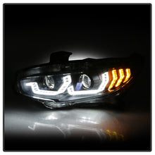 Cargar imagen en el visor de la galería, Spyder Honda Civic 16-18 2DR/4DR/Hatchback Headlight Black PRO-YD-HC16PL-SEQ-BK