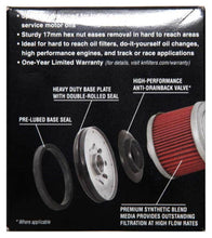 Cargar imagen en el visor de la galería, K&amp;N BMW 3.031in OD x 3.531in H Oil Filter