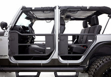 Cargar imagen en el visor de la galería, Rampage 2007-2018 Jeep Wrangler(JK) Unlimited 4-Door Tube Doors With Netting - Black