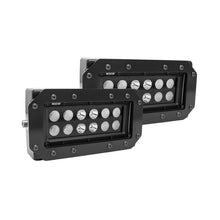 Cargar imagen en el visor de la galería, Westin HDX Flush Mount B-FORCE LED Light Kit (Set of 2) w/wiring harness - Black