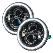 Cargar imagen en el visor de la galería, Oracle 07-18 Jeep Wrangler JK Switchback LED Halo Headlights - Amber/White - Switchback