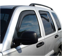 Cargar imagen en el visor de la galería, AVS 02-07 Jeep Liberty Ventvisor In-Channel Front &amp; Rear Window Deflectors 4pc - Smoke