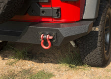 Cargar imagen en el visor de la galería, Rugged Ridge Spartan Rear Bumper Full Width 07-18 Jeep Wrangler JK