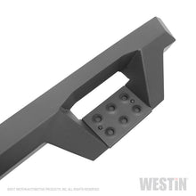 Cargar imagen en el visor de la galería, Westin 99-16 Ford F-250/350/450/550 CC (6.75ft Bed) HDX Drop Whl to Whl Nerf Step Bars - Text Blk