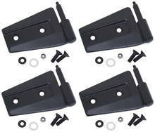 Cargar imagen en el visor de la galería, Kentrol 07-18 Jeep Wrangler JK Door Hinge Set 4 Pieces 2 Door - Textured Black