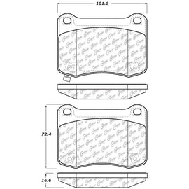 StopTech Street Touring 08-09 Lexus IS F Rear Brake Pads