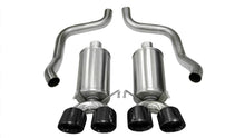 Cargar imagen en el visor de la galería, Corsa 2009-2013 Xtreme Axle-Back Exhaust w/Dual Black 3.5in Tips 09-13 Chevrolet Corvette C6 6.2L V8