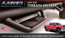 Cargar imagen en el visor de la galería, Lund 15-17 Chevy Colorado Crew Cab Terrain HX Step Nerf Bars - Black