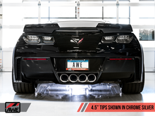 Cargar imagen en el visor de la galería, AWE Tuning 14-19 Chevy Corvette C7 Z06/ZR1 (w/o AFM) Touring Edition Axle-Back Exhaust w/Chrome Tips