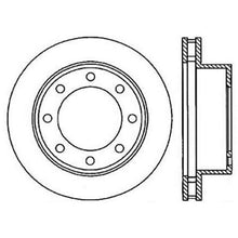 Cargar imagen en el visor de la galería, StopTech Power Slot 00-05 Ford Excursion / 01-04 F250 4WD Front Right Slotted Rotor