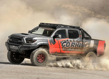 Cargar imagen en el visor de la galería, Go Rhino 16-21 Tacoma Element Front Bumper w/ Power Actuated Hide-away Light Bar Mount Tex Black