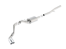 Cargar imagen en el visor de la galería, Borla 14 Silv/Sierra 1500 EC Std/CC Short 143.5in WB ATAK Dual Rolled Side Exit Cat-Back Exhaust