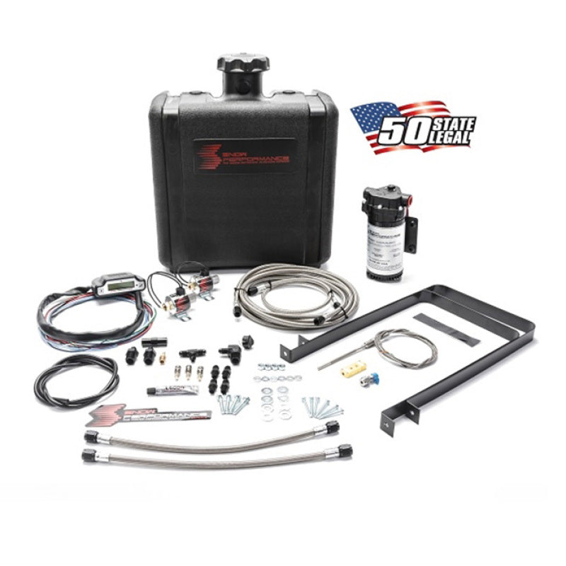 Snow Performance Stg 3 Boost Cooler Water Injection Kit TD Univ. (SS Braided Line and 4AN Fittings)