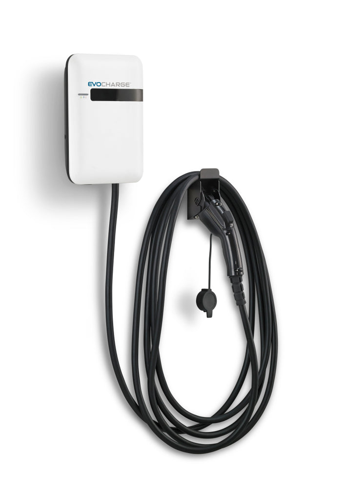 EvoCharge EVSE Single Port Wall 25ft Cable