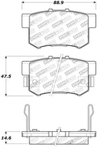 Cargar imagen en el visor de la galería, StopTech Street Touring 99-09 Honda S2000 / 00-13 Suzuki Kizashi Rear Brake Pads