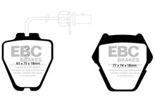 Cargar imagen en el visor de la galería, EBC 99-01 Audi A6 Quattro 2.7 Twin Turbo Sedan (8 Pad Set) Redstuff Front Brake Pads