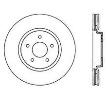 Cargar imagen en el visor de la galería, StopTech Infiniti G37 / Nissan 370Z SportStop Slotted &amp; Drilled Front Right Rotor