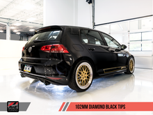 Cargar imagen en el visor de la galería, AWE Tuning VW MK7 GTI Touring Edition Exhaust - Diamond Black Tips