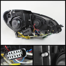 Cargar imagen en el visor de la galería, Spyder Mercedes Benz W204 C-Class 12-13 Projector Halogen Model- DRL Blk PRO-YD-MBW20412-DRL-BK