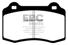 Cargar imagen en el visor de la galería, EBC 92-00 Dodge Viper 8.0 Yellowstuff Front Brake Pads