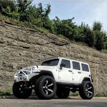 Cargar imagen en el visor de la galería, DV8 Offroad 07-18 Jeep Wrangler JK/JL FS-1 Full Length Steel Front Bumper