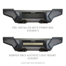 Cargar imagen en el visor de la galería, Go Rhino 16-21 Toyota Tacoma Element Front Bumper with Fixed Light Bar Mount Textured Black