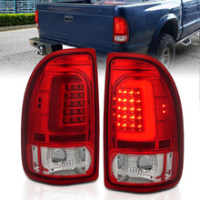 Load image into Gallery viewer, ANZO 1997-2004 Dodge Dakota LED Taillights Chrome Housing Red Lens Pair