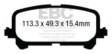 Cargar imagen en el visor de la galería, EBC 14+ Acura MDX 3.5 Greenstuff Rear Brake Pads