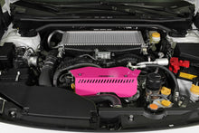 Cargar imagen en el visor de la galería, PERRIN 22-26 Subaru WRX Pulley Cover - Hyper Pink (TALL - For Use w/o PERRIN AOS)