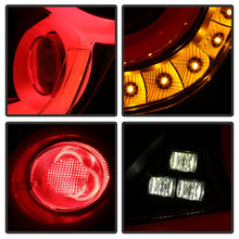 Cargar imagen en el visor de la galería, Spyder 16-18 Honda Civic 4 Door Light Bar LED Tail Lights - Black Smoke (ALT-YD-HC164D-LB-BSM)