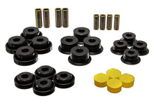 Cargar imagen en el visor de la galería, Energy Suspension 97-06 Jeep Wrangler TJ Blk Rear Control Arm Bushings (Must reuse OEM Outer Shells