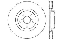 Cargar imagen en el visor de la galería, StopTech 5/93-98 Toyota Supra Turbo Left Front Slotted &amp; Drilled Rotor