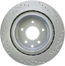 Cargar imagen en el visor de la galería, StopTech Select Sport Nissan Slotted and Drilled Right Rear Rotor