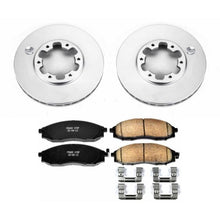 Cargar imagen en el visor de la galería, Power Stop 03-04 Nissan Frontier Front Z17 Evolution Geomet Coated Brake Kit