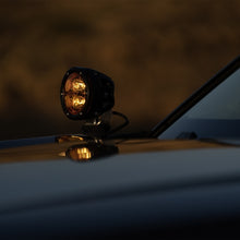 Cargar imagen en el visor de la galería, Rigid Industries 360-Series 4in Fog w/ Amber PRO Lens - White (Pair)