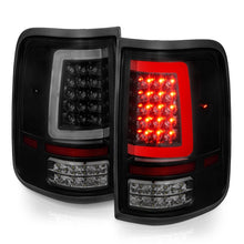 Cargar imagen en el visor de la galería, ANZO 2004-2006 Ford F-150 LED Tail Lights w/ Light Bar Black Housing Smoke Lens