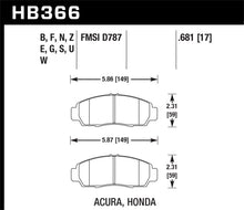 Load image into Gallery viewer, Hawk Acura / Honda DTC-30 Race Front Brake Pads