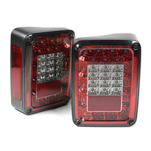 Load image into Gallery viewer, Rugged Ridge Led Tail Light Set Smoke 07-18 Jeep Wrangler